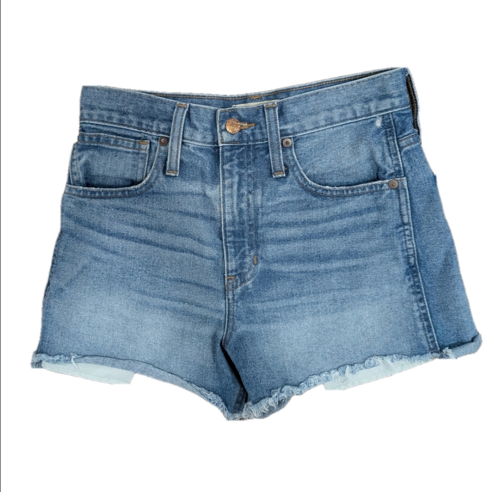 Madewell Perfect Step Hem Denim Shorts